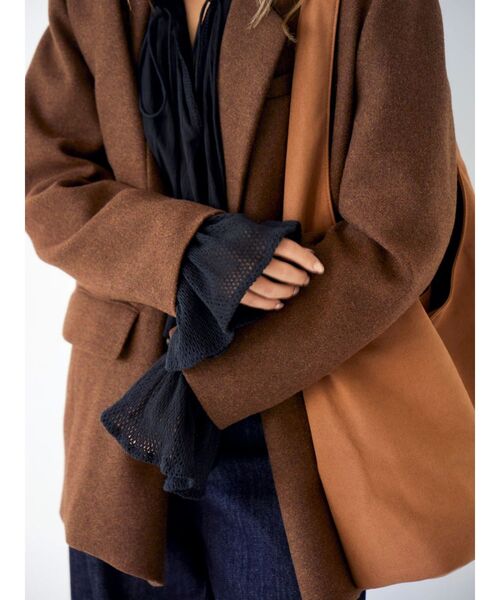 Ungrid（アングリッド）の「ワッペンデザインルーズ起毛ジャケット