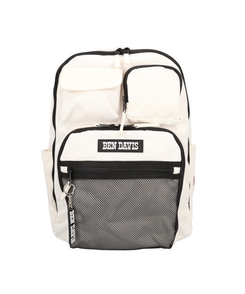 BEN DAVIS（ベンデイビス）の「BEN DAVIS ベンデイビス LARGE DAYPACK（バックパック/リュック・メンズ・ライトベージュ/オフホワイト・FREE）」の2枚目の写真