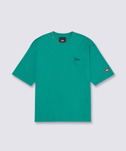 VANS(バンズ)の「BEACH GETAWAY ウォッシュドアウト Tシャツ(Tシャツ/カットソー・メンズ・ピンク/グリーン・SMALL/X-SMALL/MEDIUM/LARGE/X-LARGE/XX-LARGE)」の1枚目の写真