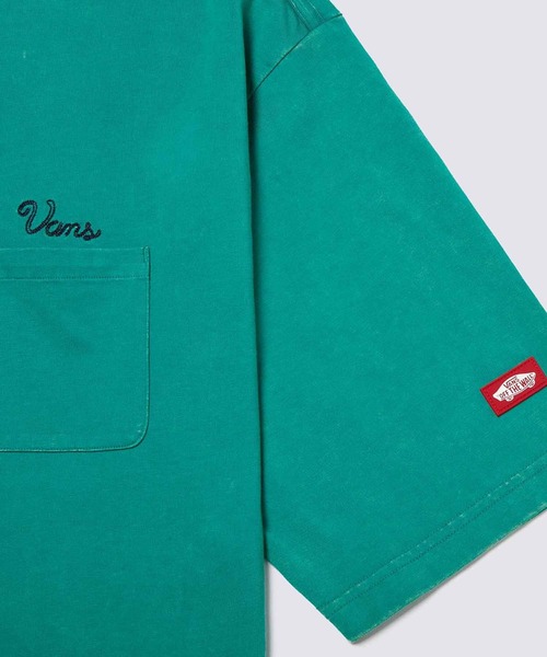 VANS(バンズ)の「BEACH GETAWAY ウォッシュドアウト Tシャツ(Tシャツ/カットソー・メンズ・ピンク/グリーン・SMALL/X-SMALL/MEDIUM/LARGE/X-LARGE/XX-LARGE)」の8枚目の写真