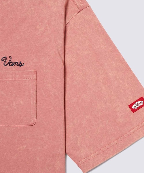 VANS(バンズ)の「BEACH GETAWAY ウォッシュドアウト Tシャツ(Tシャツ/カットソー・メンズ・ピンク/グリーン・SMALL/X-SMALL/MEDIUM/LARGE/X-LARGE/XX-LARGE)」の13枚目の写真