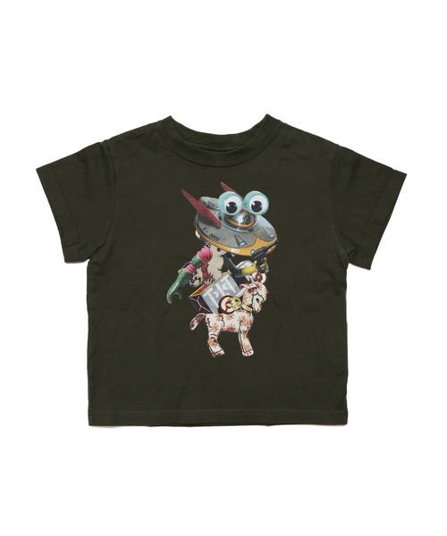 UNDERCOVER KIDS（アンダーカバーキッズ）の「UC2E5802（Tシャツ/カットソー・キッズ・カーキ/アイボリー/ボルドー・120/110/100/90）」の2枚目の写真