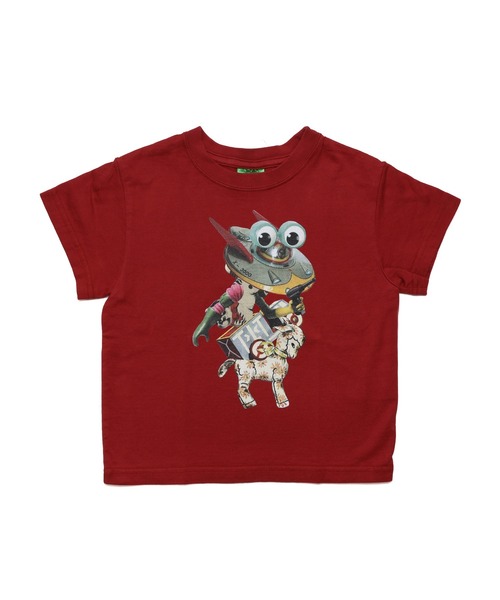 UNDERCOVER KIDS（アンダーカバーキッズ）の「UC2E5802（Tシャツ/カットソー・キッズ・カーキ/アイボリー/ボルドー・120/110/100/90）」の3枚目の写真