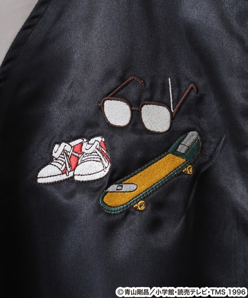 FUNALIVE（ファンアライブ）の「名探偵コナン　スカジャン（スカジャン・メンズ・ブラック・M/L/LL）」の4枚目の写真