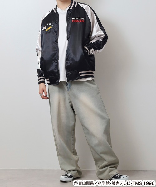 FUNALIVE（ファンアライブ）の「名探偵コナン　スカジャン（スカジャン・メンズ・ブラック・M/L/LL）」の20枚目の写真