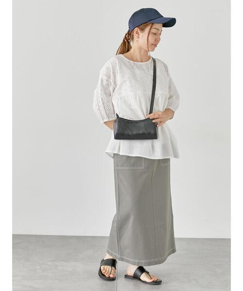 Lugnoncure（ルノンキュール）の「【INDIA made】シフリー刺繍切替ブラウス（シャツ/ブラウス・レディース・オフホワイト/ブラック・F）」の15枚目の写真