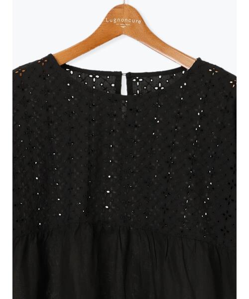 Lugnoncure（ルノンキュール）の「【INDIA made】シフリー刺繍切替ブラウス（シャツ/ブラウス・レディース・オフホワイト/ブラック・F）」の7枚目の写真