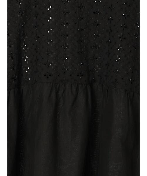 Lugnoncure（ルノンキュール）の「【INDIA made】シフリー刺繍切替ブラウス（シャツ/ブラウス・レディース・オフホワイト/ブラック・F）」の3枚目の写真