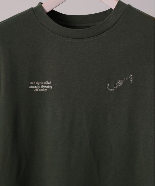 COLONY 2139(コロニートゥーワンスリーナイン)の「W刺繍星座Tシャツ(Tシャツ/カットソー・レディース・ホワイト/ブラック/カーキ・FREE)」の14枚目の写真