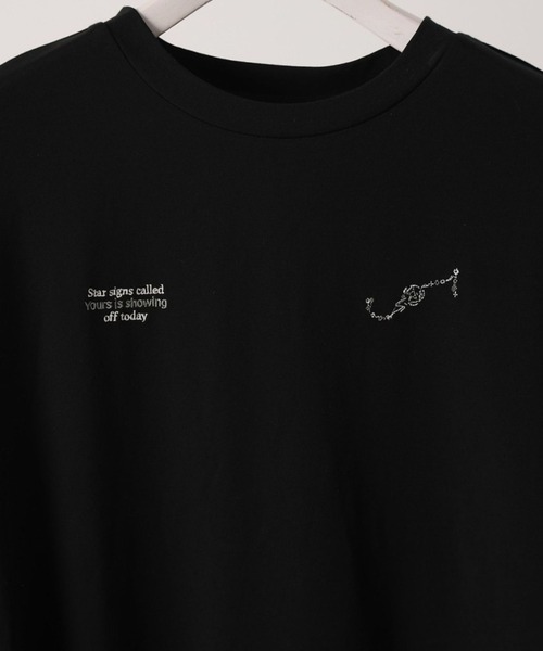 COLONY 2139(コロニートゥーワンスリーナイン)の「W刺繍星座Tシャツ(Tシャツ/カットソー・レディース・ホワイト/ブラック/カーキ・FREE)」の21枚目の写真