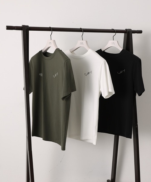 COLONY 2139(コロニートゥーワンスリーナイン)の「W刺繍星座Tシャツ(Tシャツ/カットソー・レディース・ホワイト/ブラック/カーキ・FREE)」の13枚目の写真