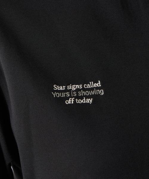 COLONY 2139(コロニートゥーワンスリーナイン)の「W刺繍星座Tシャツ(Tシャツ/カットソー・レディース・ホワイト/ブラック/カーキ・FREE)」の6枚目の写真