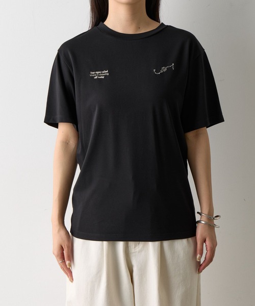 COLONY 2139(コロニートゥーワンスリーナイン)の「W刺繍星座Tシャツ(Tシャツ/カットソー・レディース・ホワイト/ブラック/カーキ・FREE)」の12枚目の写真