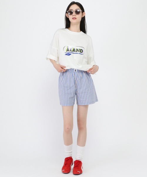 ALAND(エーランド)の「【UNISEX】ALAND/ストライプショートパンツ(その他パンツ・レディース・グリーン/ブルー・MEDIUM/LARGE)」の22枚目の写真