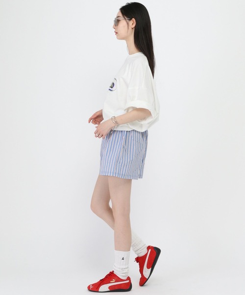 ALAND(エーランド)の「【UNISEX】ALAND/ストライプショートパンツ(その他パンツ・レディース・グリーン/ブルー・MEDIUM/LARGE)」の21枚目の写真