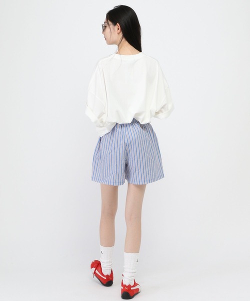 ALAND(エーランド)の「【UNISEX】ALAND/ストライプショートパンツ(その他パンツ・レディース・グリーン/ブルー・MEDIUM/LARGE)」の20枚目の写真