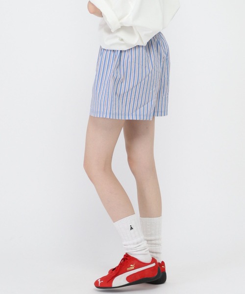 ALAND(エーランド)の「【UNISEX】ALAND/ストライプショートパンツ(その他パンツ・レディース・グリーン/ブルー・MEDIUM/LARGE)」の18枚目の写真