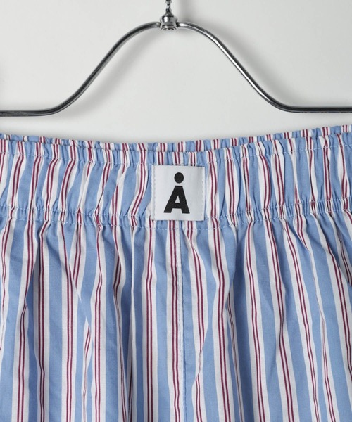 ALAND(エーランド)の「【UNISEX】ALAND/ストライプショートパンツ(その他パンツ・レディース・グリーン/ブルー・MEDIUM/LARGE)」の4枚目の写真