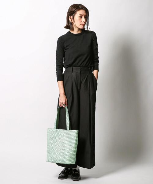 HIROKO HAYASHI(ヒロコハヤシ)の「OTTICA(オッティカ)トートバッグM(トートバッグ・レディース・グリーン・00)」の19枚目の写真