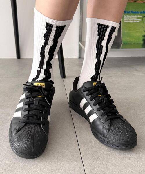 WEGO（ウィゴー）の「WEGO/ボーンデザインソックス（ソックス/靴下・メンズ・ブラック/ホワイト・25-27CM）」の7枚目の写真