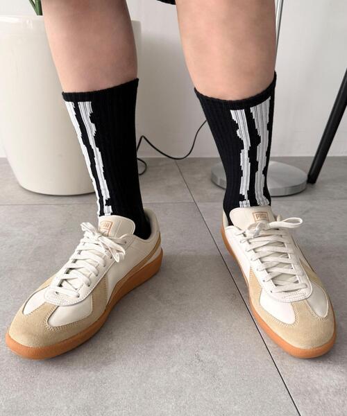 WEGO（ウィゴー）の「WEGO/ボーンデザインソックス（ソックス/靴下・メンズ・ブラック/ホワイト・25-27CM）」の4枚目の写真