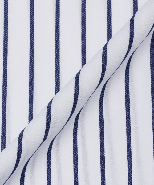 TOKYO SHIRTS（トウキョウシャツ）の「【超形態安定】 形態安定ノンアイロン ボタンダウン 長袖ビジネスワイシャツ（大きいサイズ・長いサイズ）（ビジネスシャツ・メンズ・ネイビー・首回り39cm-裄丈88cm/首回り41cm-裄丈90cm/首回り45cm-裄丈82cm/首回り45cm-裄丈86cm/首回り45cm-裄丈90cm/首回り47cm-裄丈86cm/首回り42cm-裄丈90cm/首回り43cm-裄丈90cm/首回り47cm-裄丈90cm）」の5枚目の写真