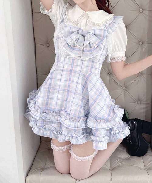 チェックDOLLYキャミワンピース 5_000000006453.jpg