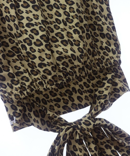 ANAP GｉRL（アナップガール）の「バックリボンパフスリトップス（Tシャツ/カットソー・キッズ・ブラック/ホワイト/ブラウン・M/S/XS）」の21枚目の写真