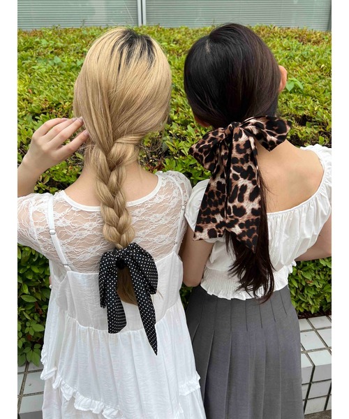 WC（ダブル シー）の「アソートリボンヘアゴム（ヘアゴム・レディース・ブラック/ブラウン・FREE）」の9枚目の写真