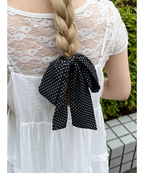 WC（ダブル シー）の「アソートリボンヘアゴム（ヘアゴム・レディース・ブラック/ブラウン・FREE）」の3枚目の写真