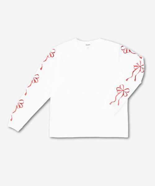 Casselini（キャセリーニ）の「Casselini(キャセリーニ)メタリックリボンロンT（Tシャツ/カットソー・レディース・ベージュ/ホワイト/ブラック・SMALL）」の20枚目の写真