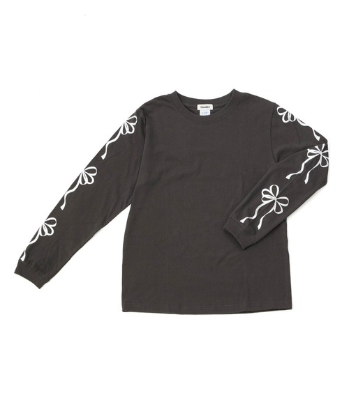 Casselini（キャセリーニ）の「Casselini(キャセリーニ)メタリックリボンロンT（Tシャツ/カットソー・レディース・ベージュ/ホワイト/ブラック・SMALL）」の21枚目の写真