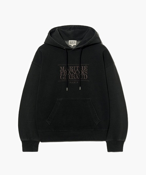 CLASSIC LOGO DYEING HOODIE — худи с классическим логотипом, крашеное
