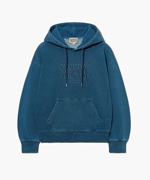MARITHE + FRANCOIS GIRBAUD(マリテフランソワジルボー)の「CLASSIC LOGO DYEING HOODIE(パーカー・レディース・チャコール/ブルー・LARGE/X-LARGE/SMALL/MEDIUM)」の7枚目の写真