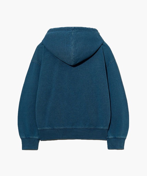 MARITHE + FRANCOIS GIRBAUD(マリテフランソワジルボー)の「CLASSIC LOGO DYEING HOODIE(パーカー・レディース・チャコール/ブルー・LARGE/X-LARGE/SMALL/MEDIUM)」の8枚目の写真
