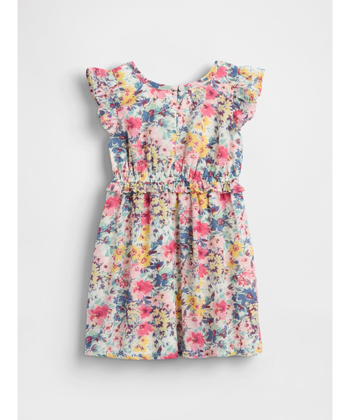 GAP（ギャップ）の「スモッキング ラッフル ドレス（幼児・ベビー）（ワンピース・キッズ・アイボリー・80ｃｍ/90cm/95cm/100cm/105cm/110cm/70cm）」の2枚目の写真