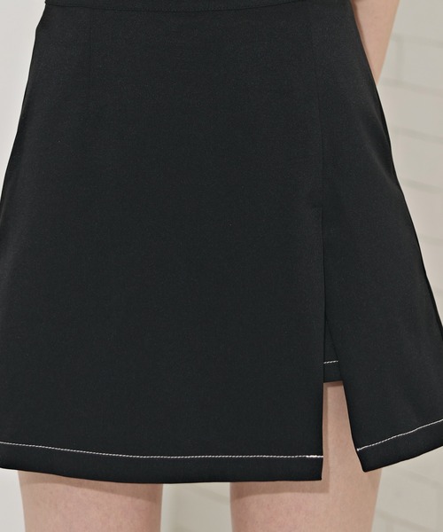 REDYAZEL（レディアゼル）の「コントラストステッチミニスカート（スカート・レディース・イエロー/ブルー/ブラック・SMALL/MEDIUM）」の19枚目の写真