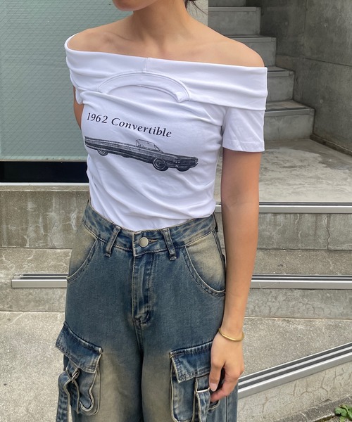 tシャツ SHOULDER INSERT TEE / ショルダーインサート ティー レディース メンズ WALLA SPORT tシャツ SHOULDER INSERT TEE / ショルダー