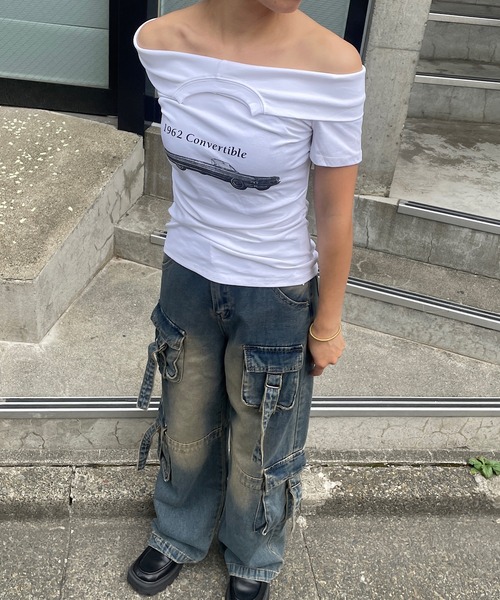 tシャツ SHOULDER INSERT TEE / ショルダーインサート ティー レディース メンズ WALLA SPORT tシャツ SHOULDER INSERT TEE / ショルダー