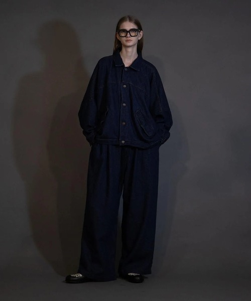 my beautiful landlet】SOFT DENIM JK（デニムジャケット）｜my