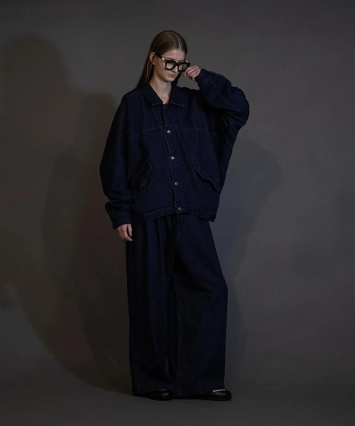 ジャケット・アウター my beautiful landlet / denim blouson my beautiful landlet】DENIM JACKET（デニムジャケット）｜my