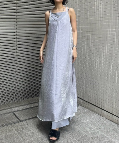 新品⭐︎AMERI 2WAY SHEER LAYERED CAMI DRESS 2WAY SHEER LAYERED CAMI DRESS（ワンピース）｜Ameri（アメリ
