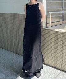 【 専用⠀】AMERI vintage ワンピース 2WAY DENIM RANDOM SHIRRING DRESS（ワンピース）｜Ameri