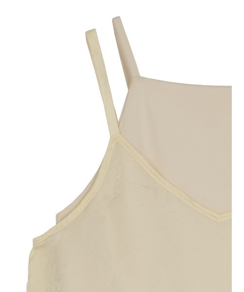 2WAY SHEER LAYERED CAMI DRESS（ワンピース）｜Ameri（アメリ