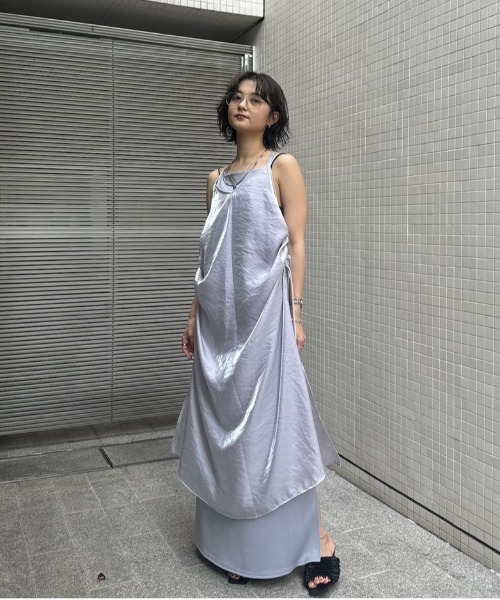 2WAY SHEER LAYERED CAMI DRESS（ワンピース）｜Ameri（アメリ