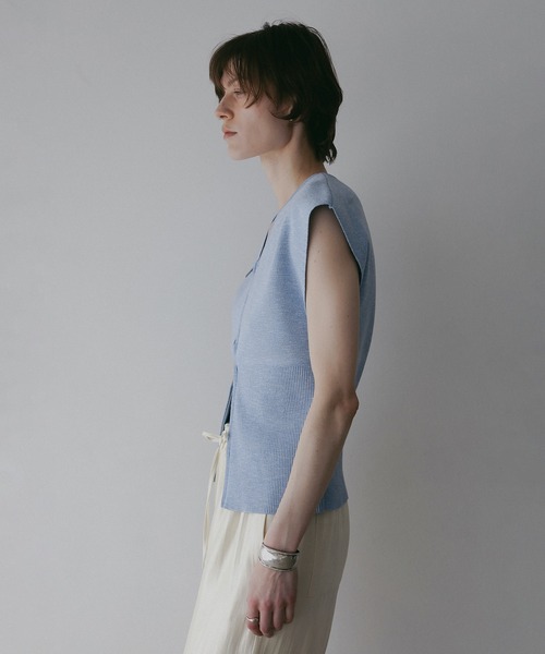 ZIP UP KNIT TOPS（その他トップス）｜MANOF（マノフ）のファッション