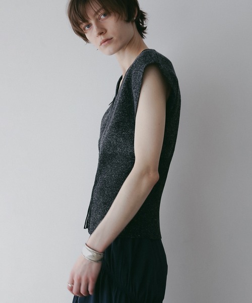 ZIP UP KNIT TOPS（その他トップス）｜MANOF（マノフ）のファッション