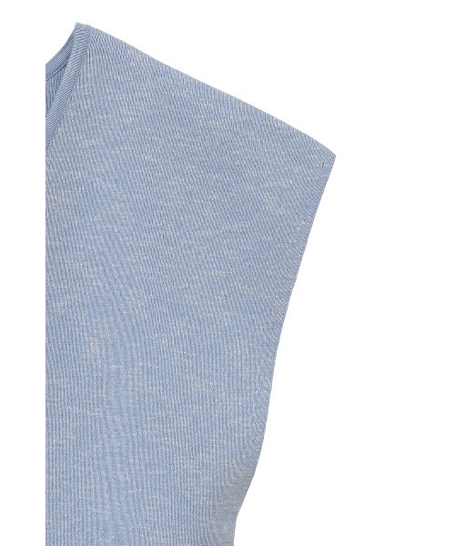 MANOF(マノフ)の「ZIP UP KNIT TOPS(その他トップス・レディース・サックスブルー/チャコールグレー/ホワイト・FREE)」の14枚目の写真