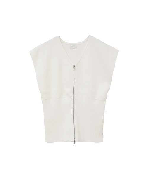 ZIP UP KNIT TOPS（その他トップス）｜MANOF（マノフ）のファッション