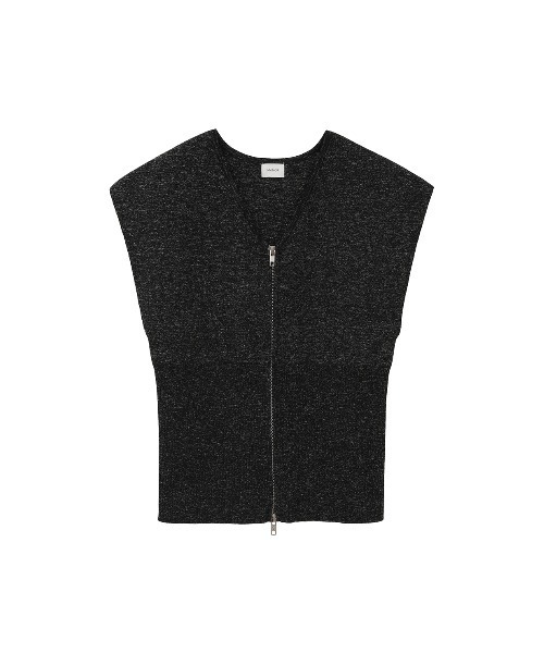 MANOF（マノフ）の「ZIP UP KNIT TOPS（その他トップス）」 - WEAR